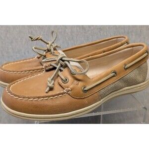 Sperry Tan Leather Classic Boat Shoes New Women’s Size 9.5